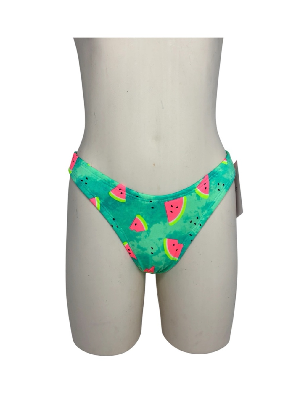 Look Out Swimwear Green Watermelon Print Bikini Bottom